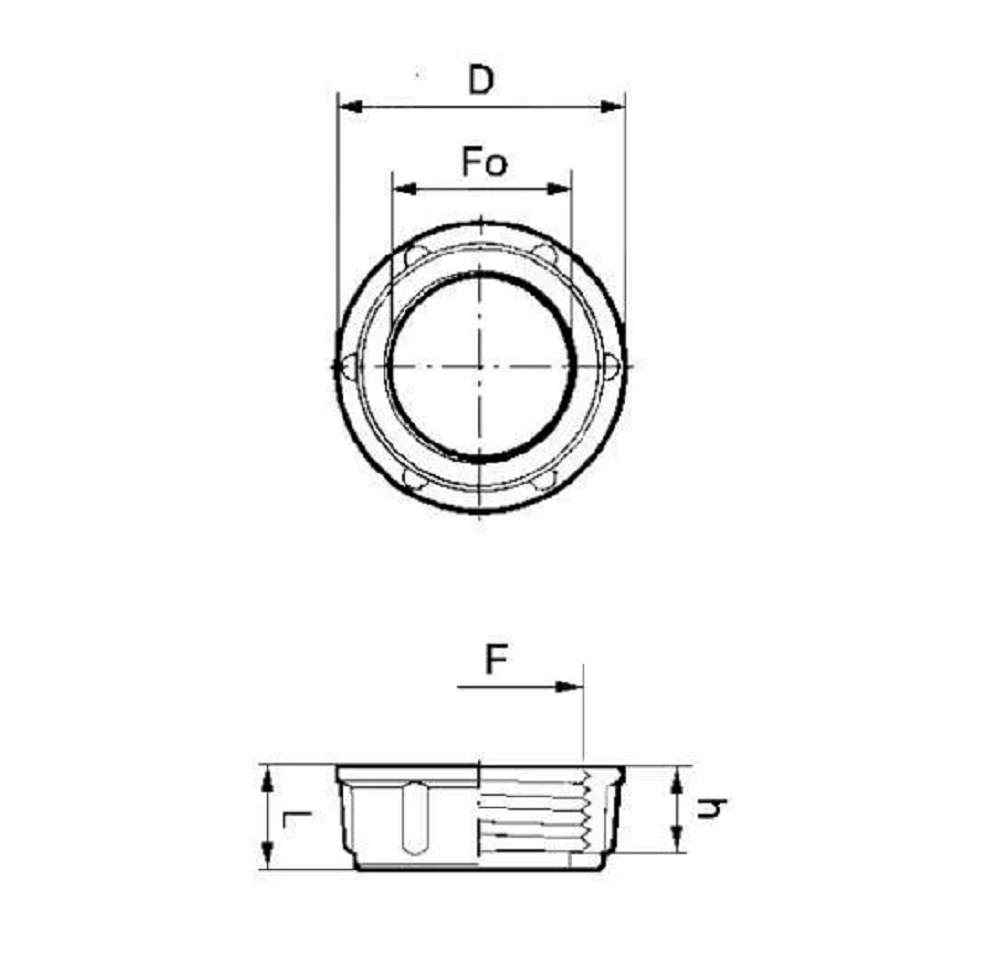 Hypro 3/4" BSP Flynut Arag - 2002030
