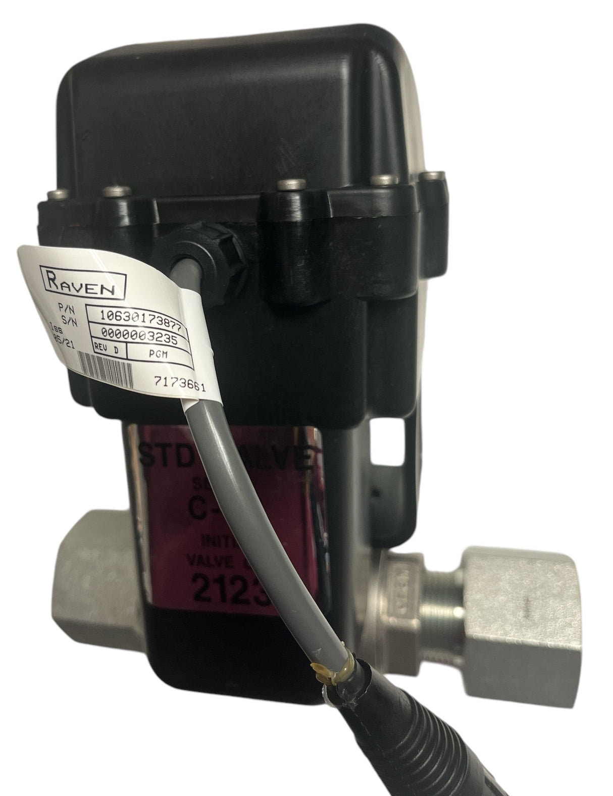 Raven Control Valve Kit With Pipe Adaptors NH3 Standard Motor 1 In - 117-0171-706