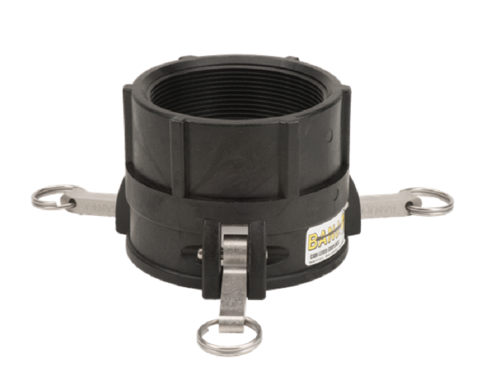 Banjo Poly Cam Lever Coupling 4" Female Coupler x 4" Female Thread - 400D