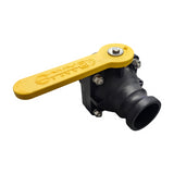 Banjo Manifold Flange Stubbly Ball Valve 2" FP Flange X 2" Male - MVSF220FP