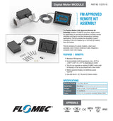 FLOMEC FM Approved Remote Kit For Turbine Flow Meters With Q9 Display - 113275-10