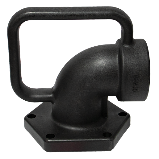 Banjo 2 Inch Full Port Angle End Flange - New Style - V25261