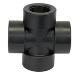 Banjo Polypropylene Cross Pipe Fitting 1-1/4" NPT Female - CR125