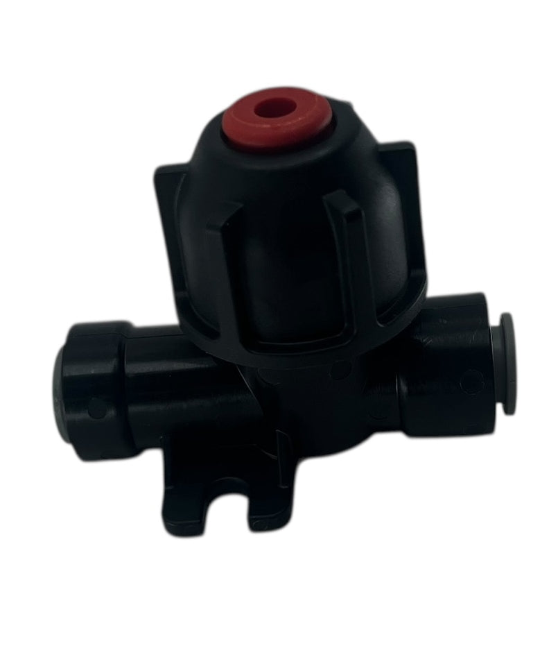 Hypro ProFlo Push To Connect Nozzle Body 3/8" Red Check 4 PSI - BG-4247N-C111
