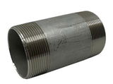 Hypro Stainless Steel Nipple 304 Stainless Steel 2" MNPT x 4" Long - 7200400