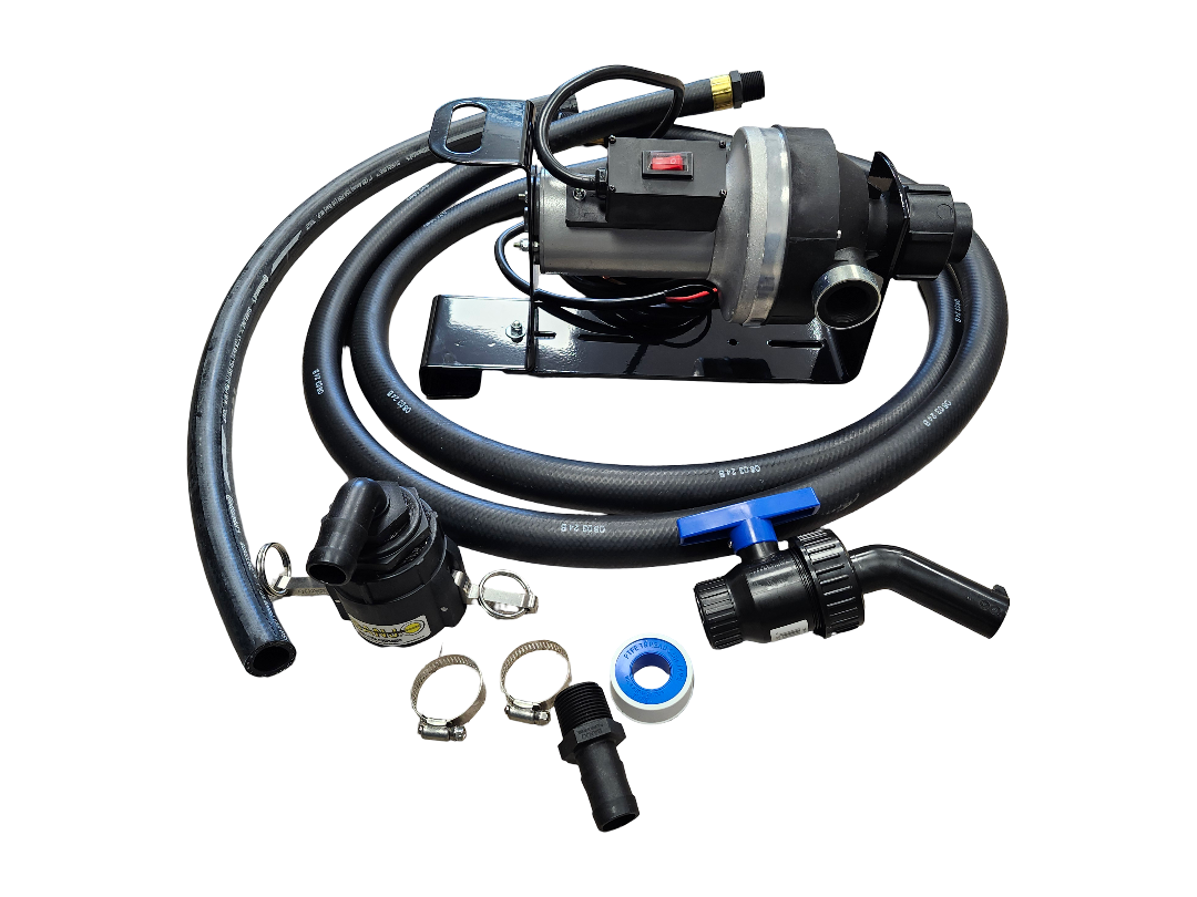 Flowserve CT6 EDPM 12 Volt High Flow Pump Kit for Caged IBC Tanks - CT6-3E5GA-001