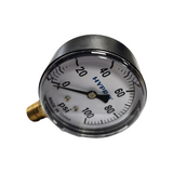 Hypro 100 PSI Dry Pressure Gauge 2-1/2" Diameter, 1/4" LM Stem - SG100