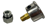 Ace Pumps Pressure Gauge 1.5 Inch Dial 0-160 PSI 1/4 Inch Back Mount With Adapter - 50150