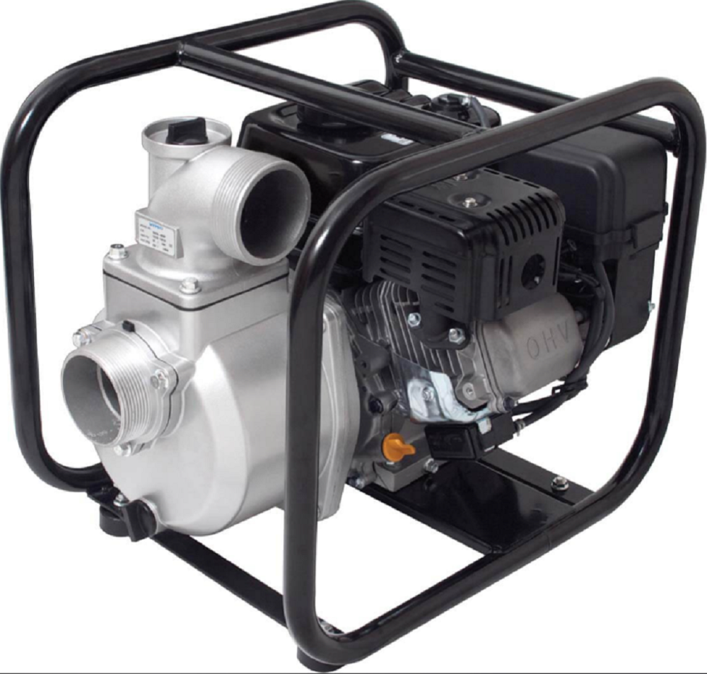 Hypro Gas GX160 Framed Aluminum Transfer Pump, 3" Male NPT In/Out - 1543A-160HSP