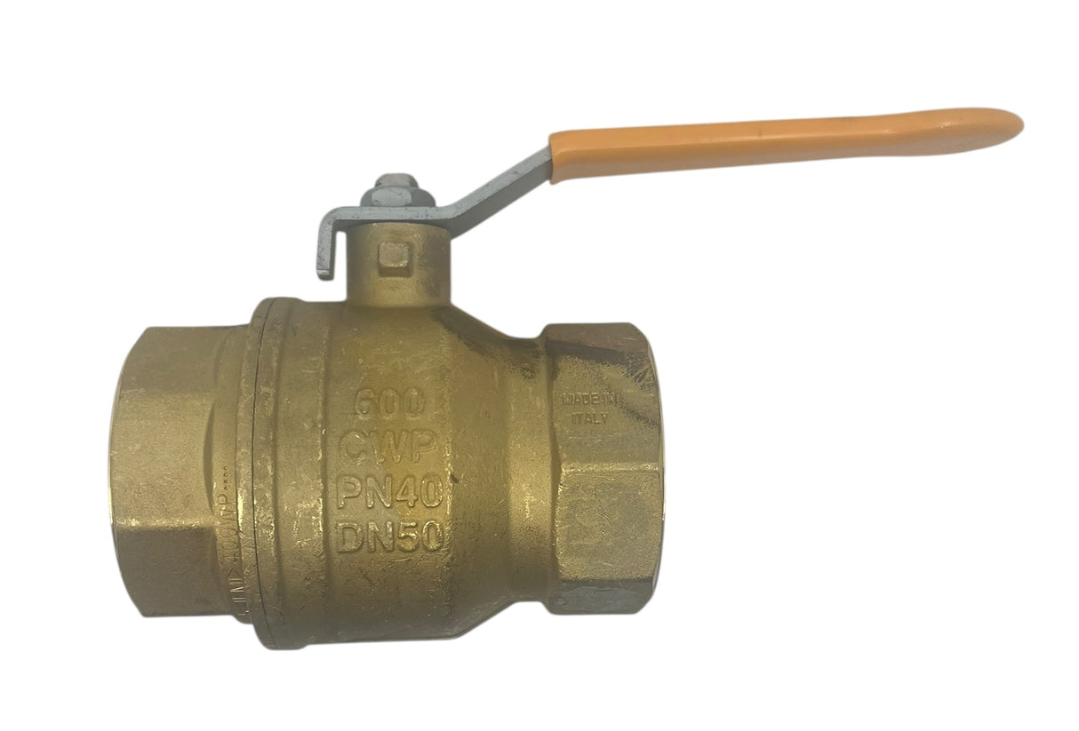 Hypro Full Port Brass Ball Valve 600 Max PSI, 2" FNPT - 171N-200