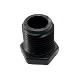 Banjo Reinforced Black Poly Pipe Plug 1/2" MPT - PLUG050