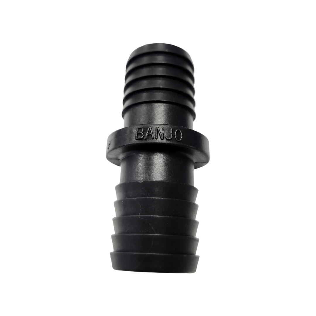 Banjo Black Polypropylene Hose Mender Fitting 1" X 1" - HM100