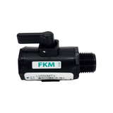 Banjo Poly Micro Ball Valve 1/2" FNPT to 1/2" MNPT - LV050MTV