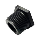 Banjo Reinforced Black Poly Pipe Plug 1-1/4" MPT - PLUG125