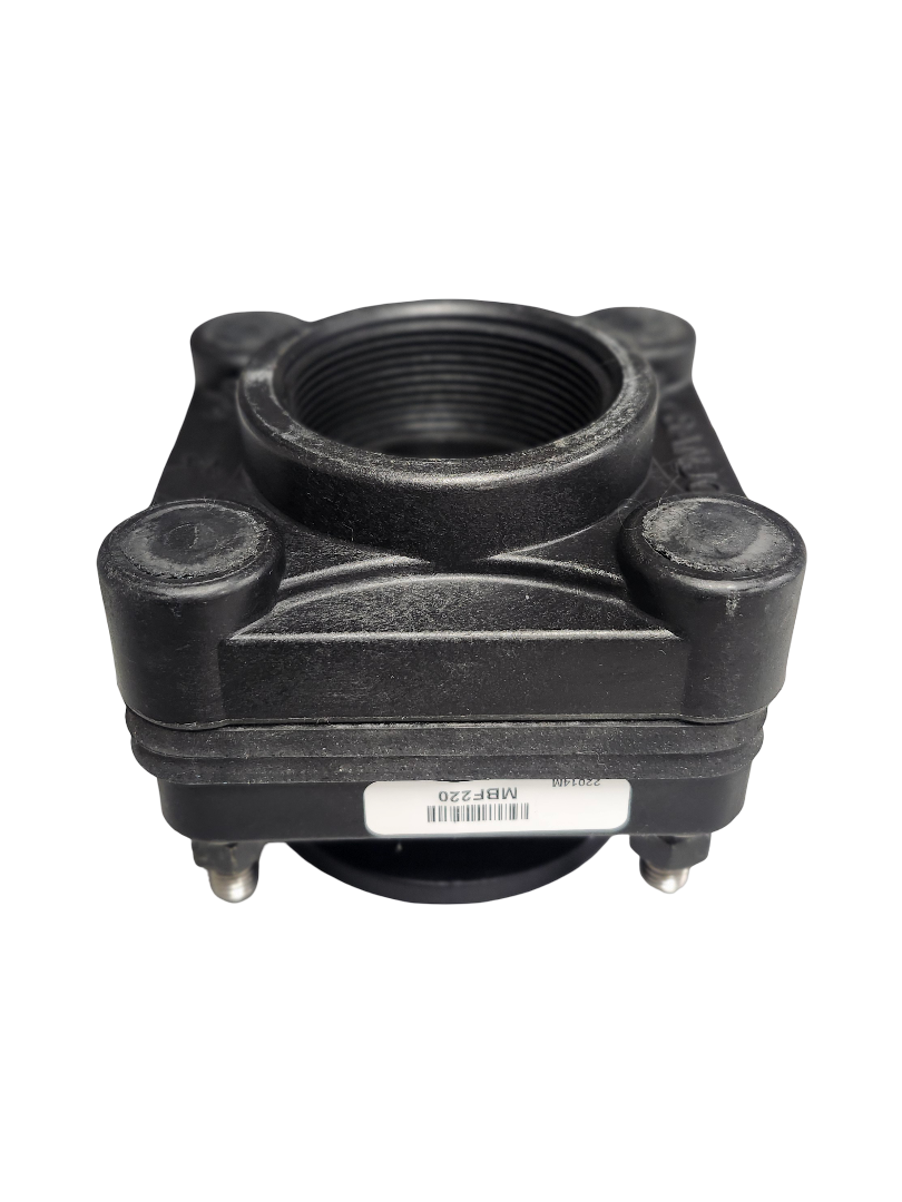 Banjo 2" Full Port Flange x 2" Female Thread Bolted Tank Fitting - MBF220