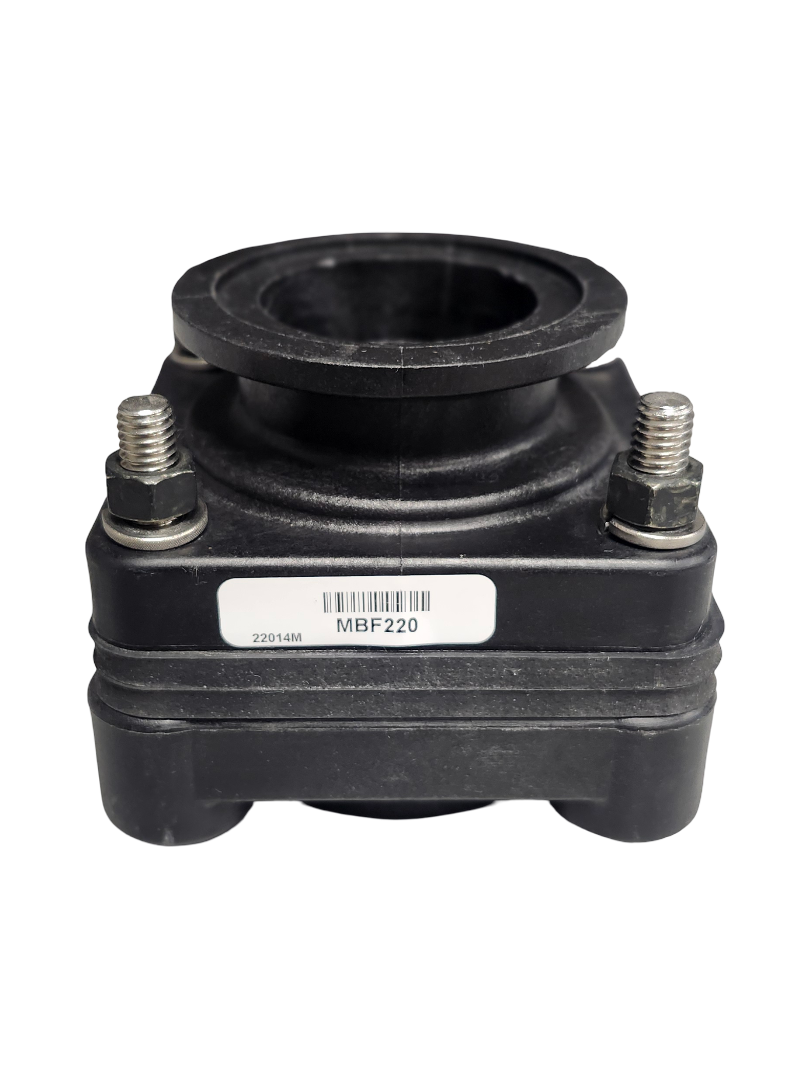 Banjo 2" Full Port Flange x 2" Female Thread Bolted Tank Fitting - MBF220