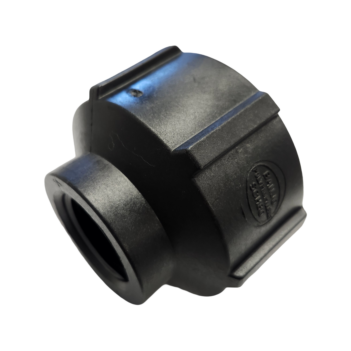 Banjo Black Poly Pipe Reducer Coupling 2" FNPT X 1" FNPT - RC200-100