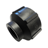 Banjo Black Poly Pipe Reducer Coupling 2" FNPT X 1" FNPT - RC200-100