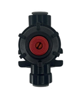 Hypro ProFlo Push To Connect Nozzle Body 3/8" Red Check 4 PSI - BG-4247N-C111