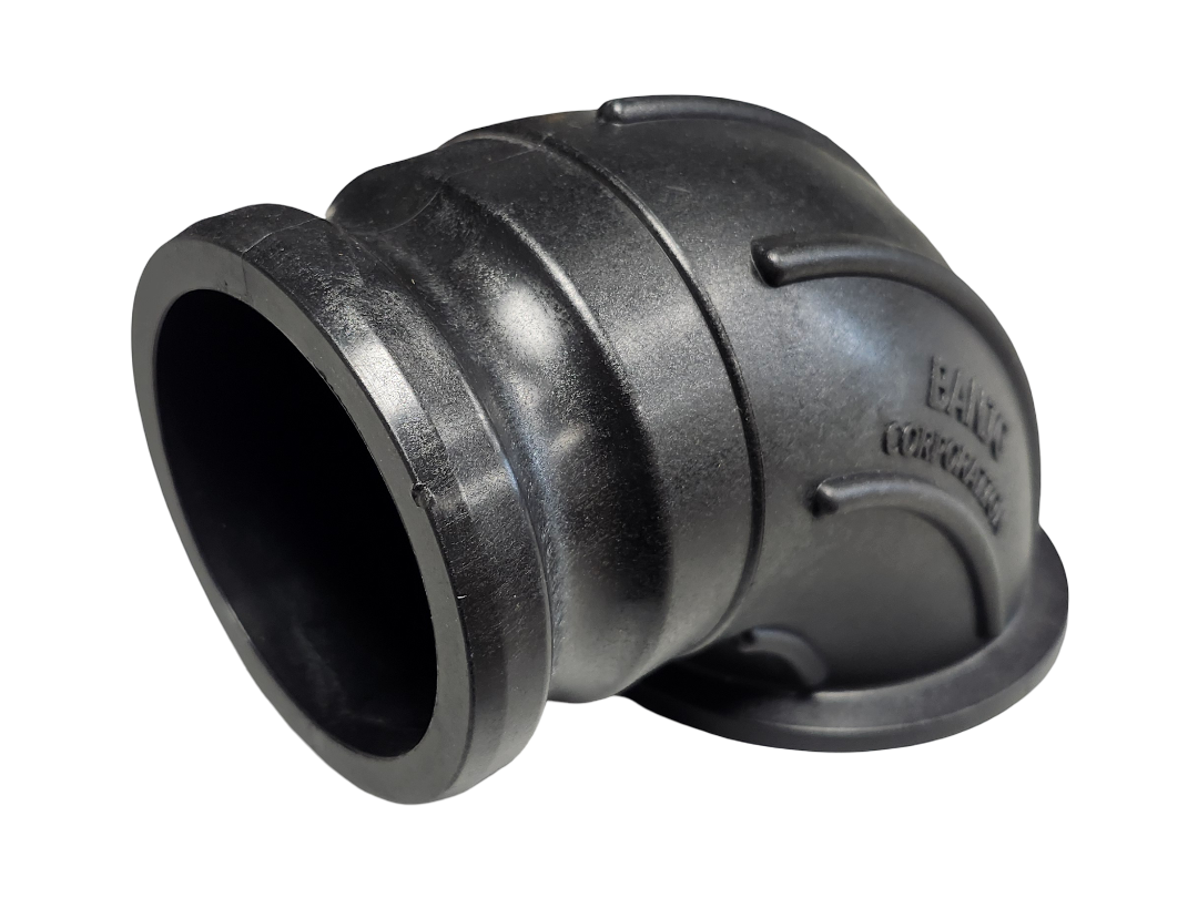 Banjo 3 Inch Full Port 90 Degree Manifold Sweep with Male Cam Lock - M300ASWP90