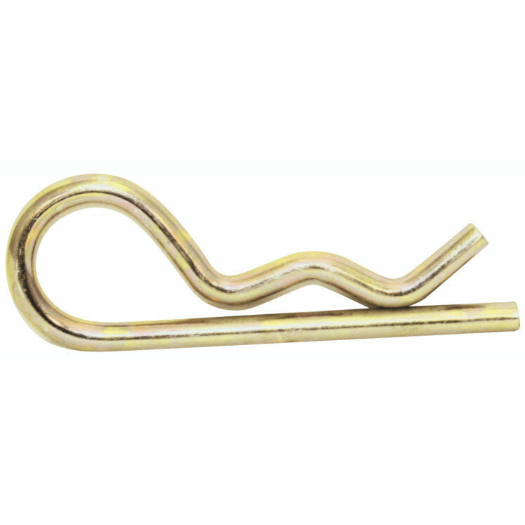 Double HH Yellow Zinc Plated Hitch Pin Clip 0.148 Wire Diameter- 68870