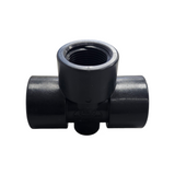 Banjo Poly Tee Fitting with Gauge Port 3/4" FNPT - TEG075