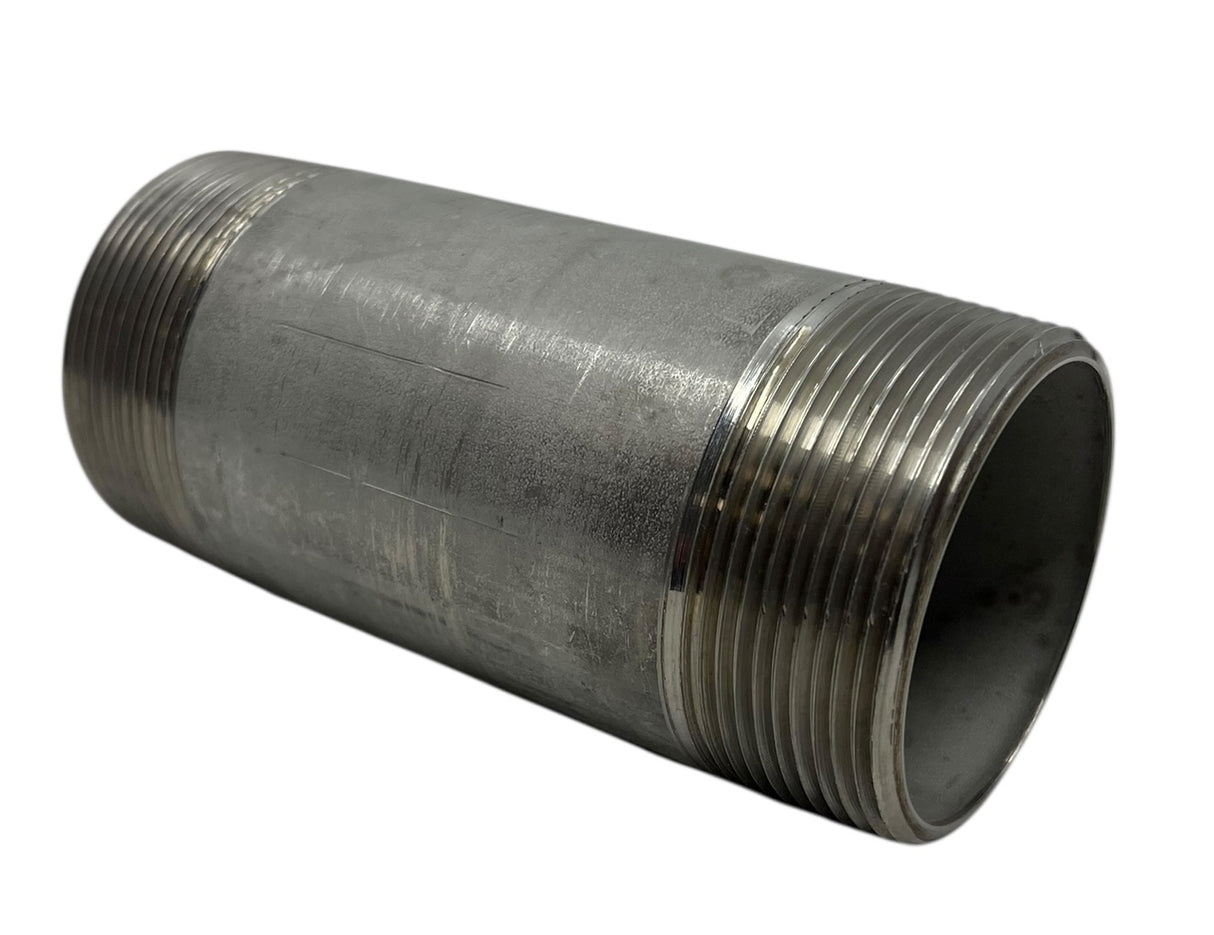 Hypro Stainless Steel Nipple 304 Stainless Steel 2" MNPT x 5" - 7200500