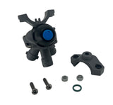 Hypro Poly Wet Boom Hinged Clamp Triple Nozzle Body 1" Blue Check - 4012265P