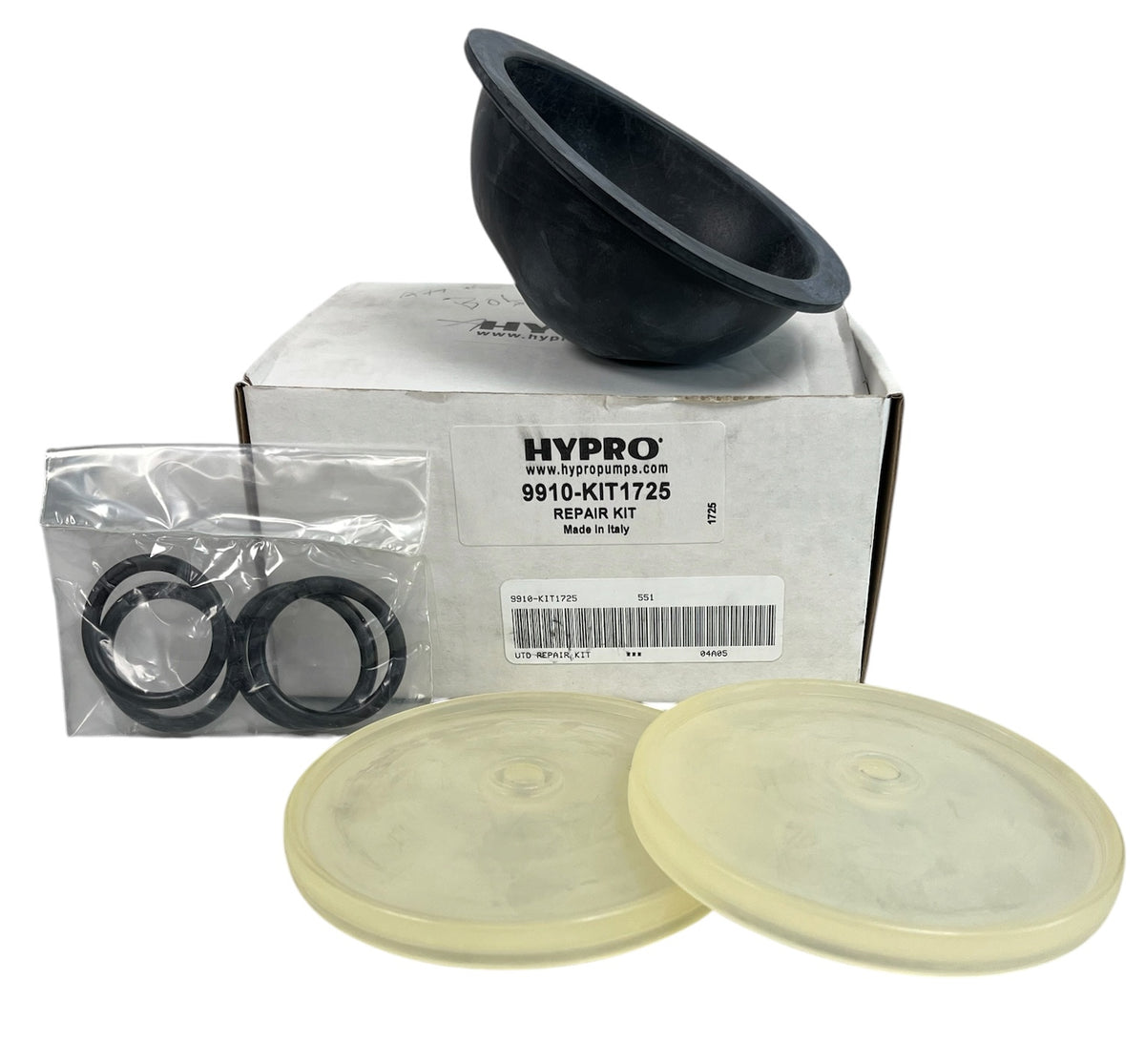 Hypro Diaphragm Pump Repair Kit for D50 Desmopan Diaphragms - 9910-KIT1725