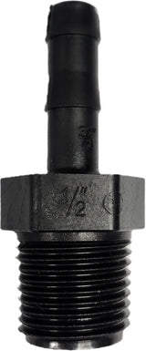 Banjo Hose Fitting Adapter 1/2" Male Thread X 3/8" Hose Barb - HB050-038