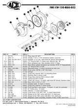 Ace Pumps 12 Volt Magnetic Clutch and Pump Combo For Spra Coupe 3XXX/4XXX - FMCSC-CW-150-MAG-DX3
