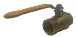 Hypro Full Port Brass Ball Valve 600 Max PSI, 1-1/4" FNPT - 171N-114