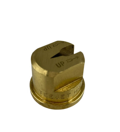 TeeJet Off Center Flat Spray Tip, Larger Capacities, Brass - OC-10