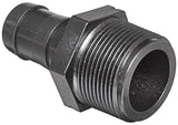 Banjo Poly Hose Fitting Adapter 1-1/2" Male Thread X 1-1/2" Hose Barb - HB150