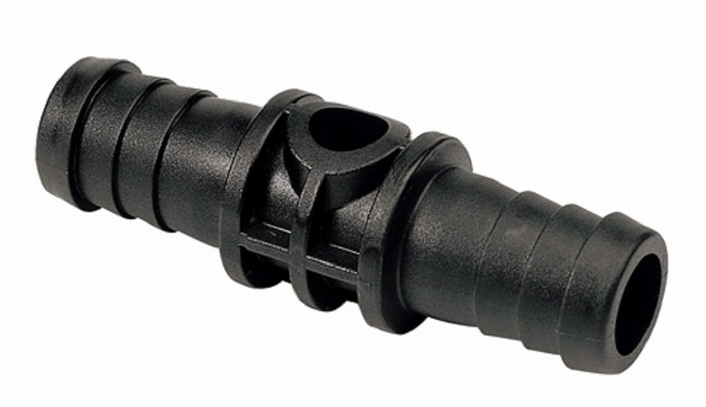 Hypro ProFlo Nozzle Body Dry Boom Adaptor, 1" X 1" Double Hose Barb - 4200-0215N