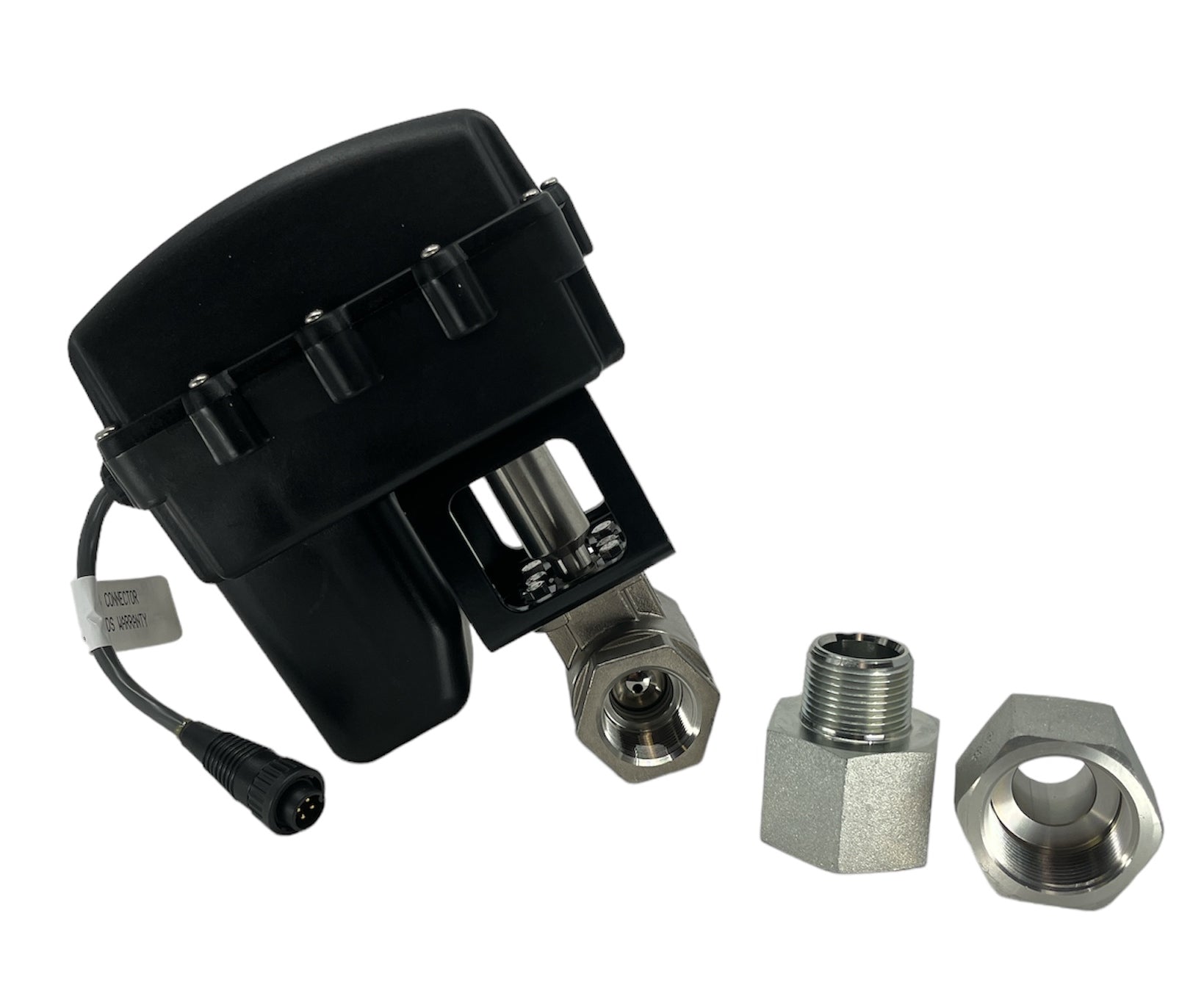 Raven 1 inch On Off Valve With Pipe Adapter Electric Shut Off NH3