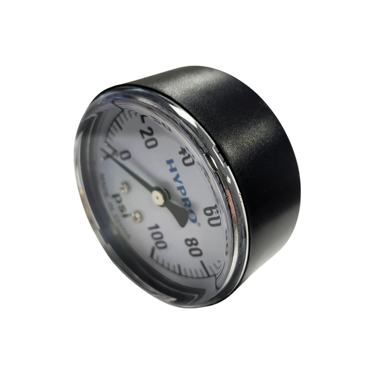 Hypro 100 PSI Dry Pressure Gauge 2-1/2" Diameter, 1/4" LM Stem - SG100