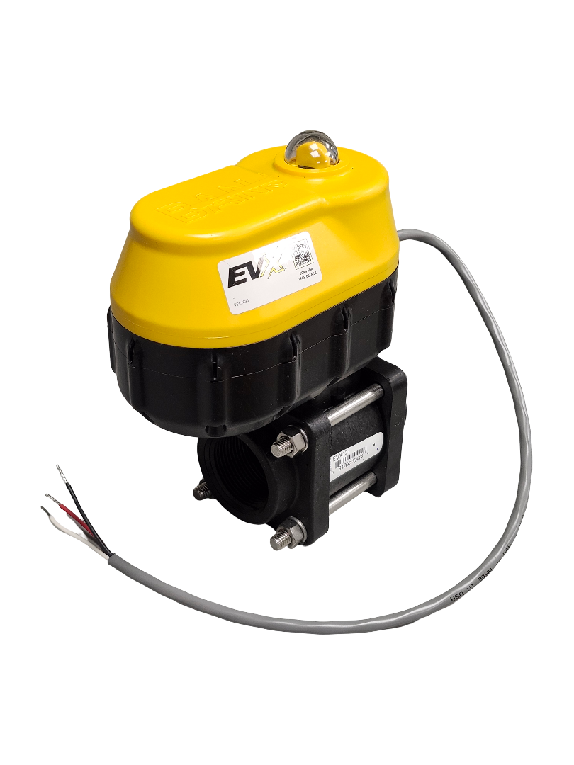 Banjo 1-1/4 Inch On Off Standard Port Electric Ball Valve, 12 Volt, 3 Wire - EVX121