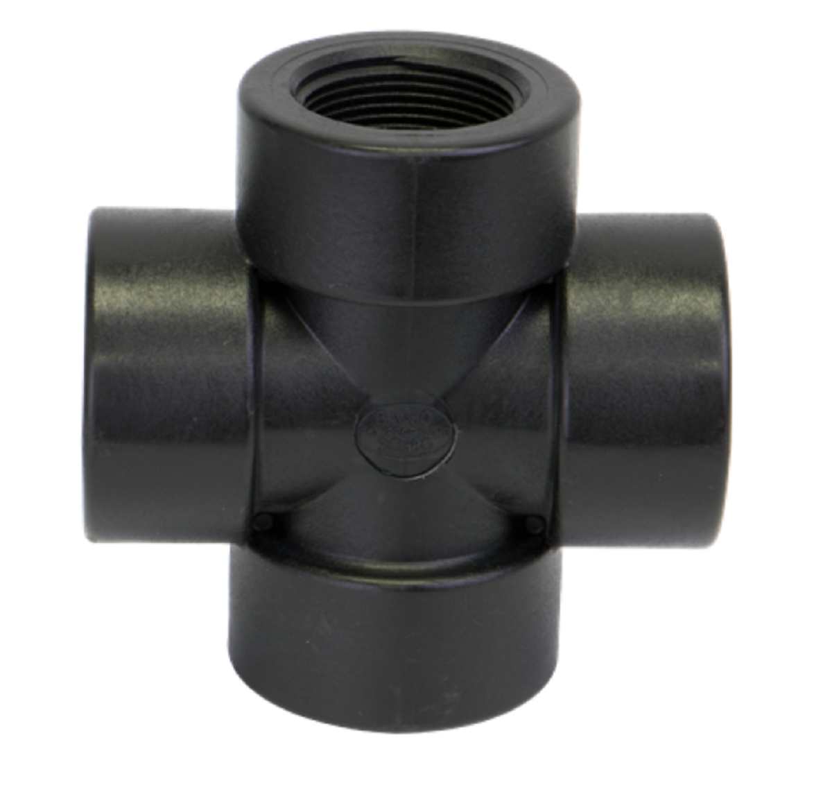 Banjo Polypropylene Cross Pipe Fitting 1-1/2" NPT Female - CR150