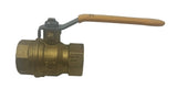 Hypro Full Port Brass Ball Valve 600 Max PSI, 1-1/4" FNPT - 171N-114