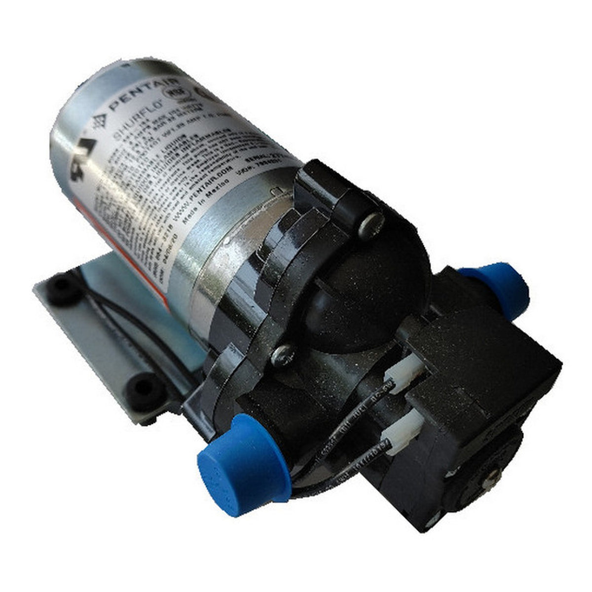 Shurflo Auto Demand Diaphragm Pump 115V Max 3.3 GPM 45 PSI Switch - 2088-594-154BX