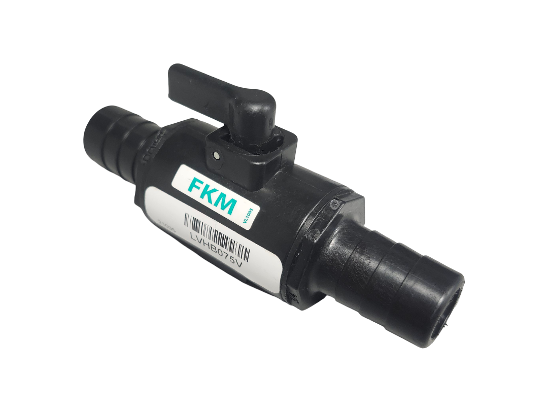 Banjo 3/4" Hose Barb Micro Valve with FKM Seals - LVHB075V