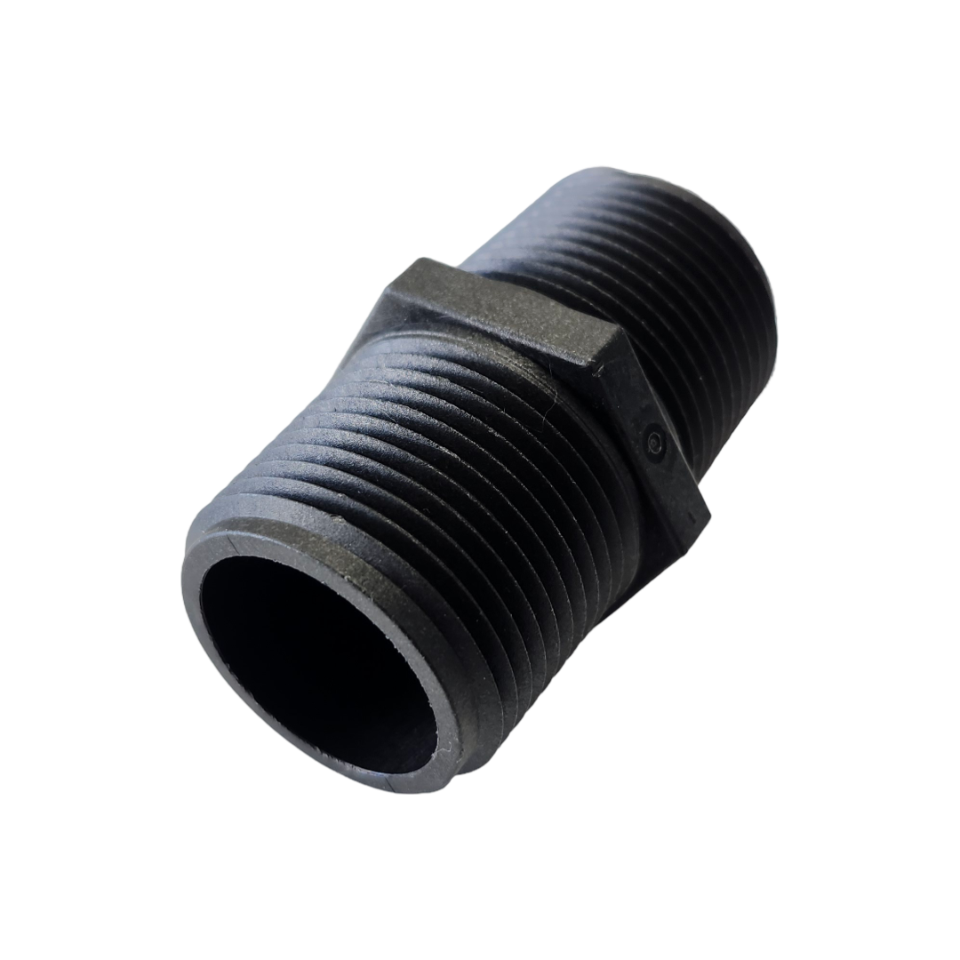 Banjo Short Poly Nipple Pipe Fitting 1" NPT - NIP100-SH