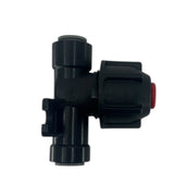 Hypro ProFlo Push To Connect Nozzle Body 3/8" Red Check 4 PSI - BG-4247N-C111