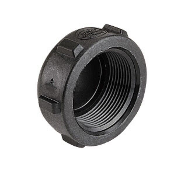 Banjo Black Poly Pipe Cap 1-1/4" Female NPT - CAP125