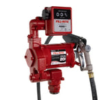 Fill Rite 20 GPM 115 Volt Cast Iron Fuel Transfer Pump with Meter, Hose, And 3/4" Nozzle, 1/3 HP - FR701V