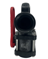 Banjo 2 Inch Polypropylene Standard Port Ball Valve With 90° Elbow - VA200