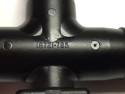 TeeJet Single Nozzle Body Hose Cross fits 3/4" ID Hose - 18721-113-785-NYB