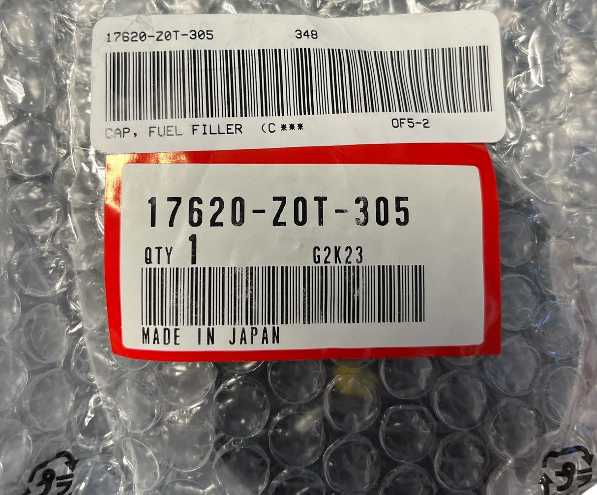 Honda Engine Fuel Filler, Cap OEM Replacement Part - 17620-Z0T-305