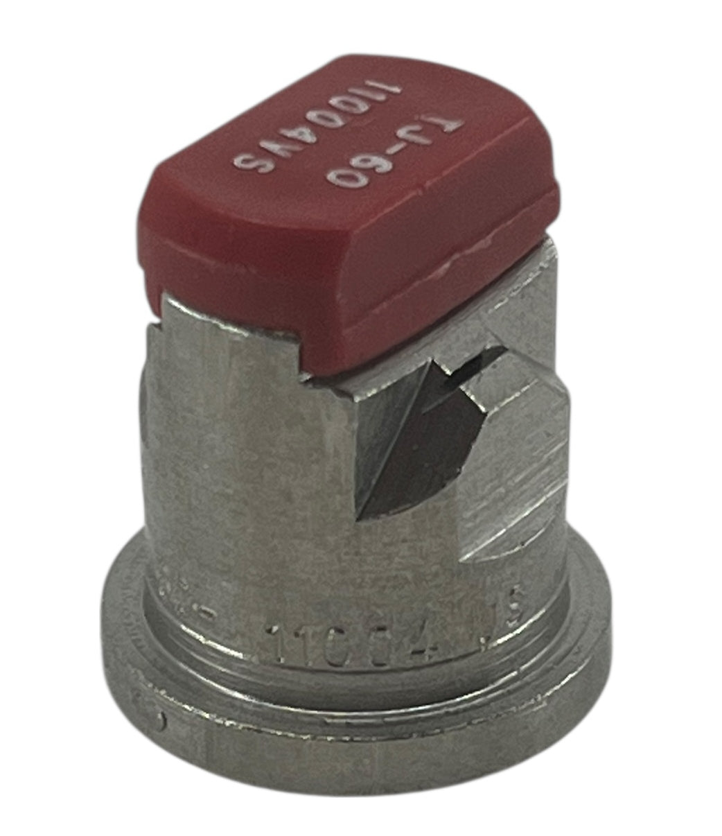 TeeJet TwinJet Visiflo Flat Spray Tip Stainless Steel 110° Degree Red - TJ60-11004VS